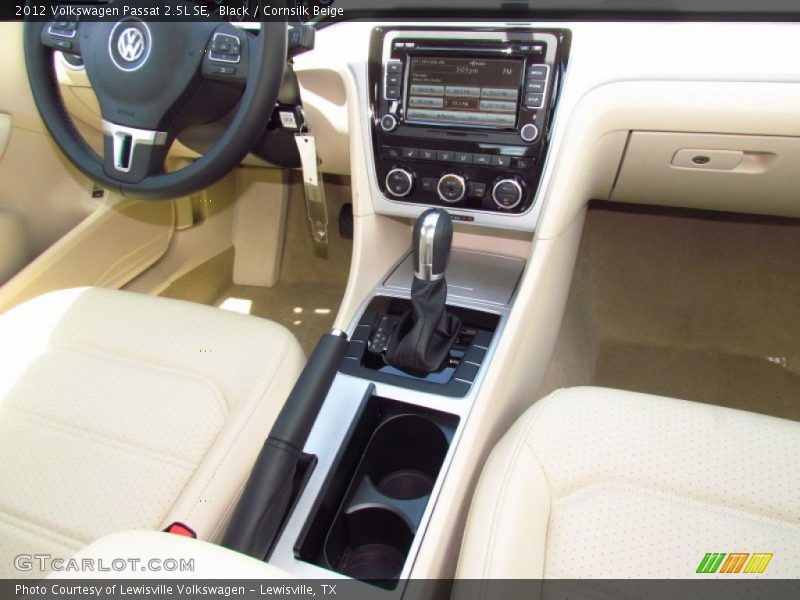 Black / Cornsilk Beige 2012 Volkswagen Passat 2.5L SE