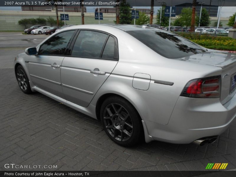 Alabaster Silver Metallic / Ebony/Silver 2007 Acura TL 3.5 Type-S
