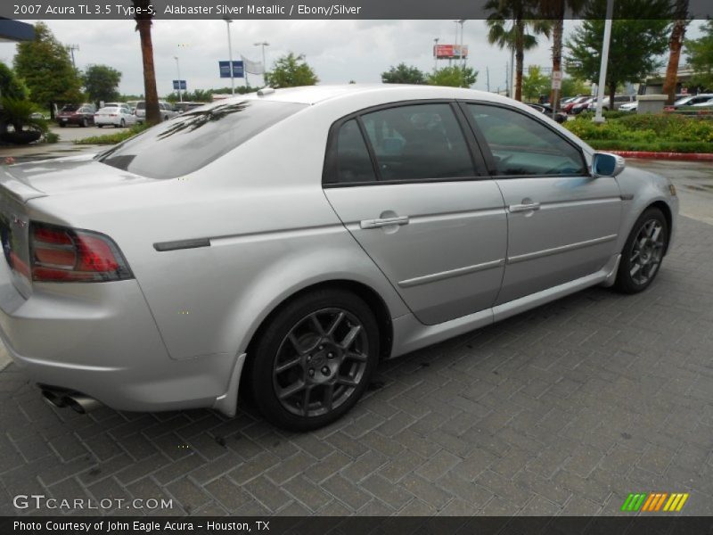 Alabaster Silver Metallic / Ebony/Silver 2007 Acura TL 3.5 Type-S