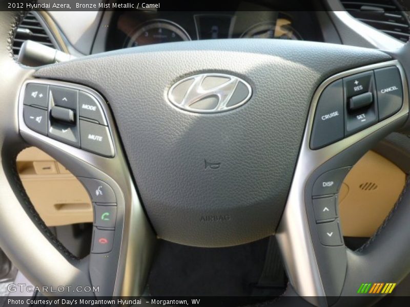 Bronze Mist Metallic / Camel 2012 Hyundai Azera