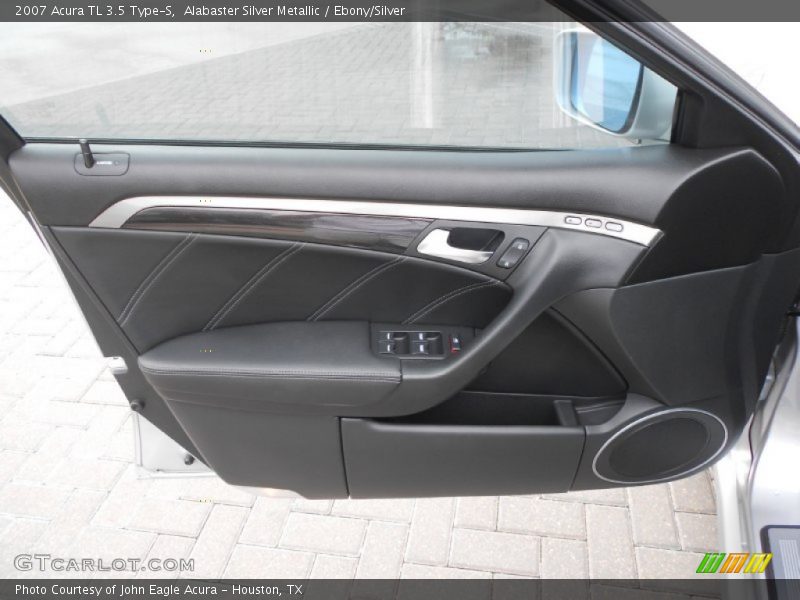 Alabaster Silver Metallic / Ebony/Silver 2007 Acura TL 3.5 Type-S