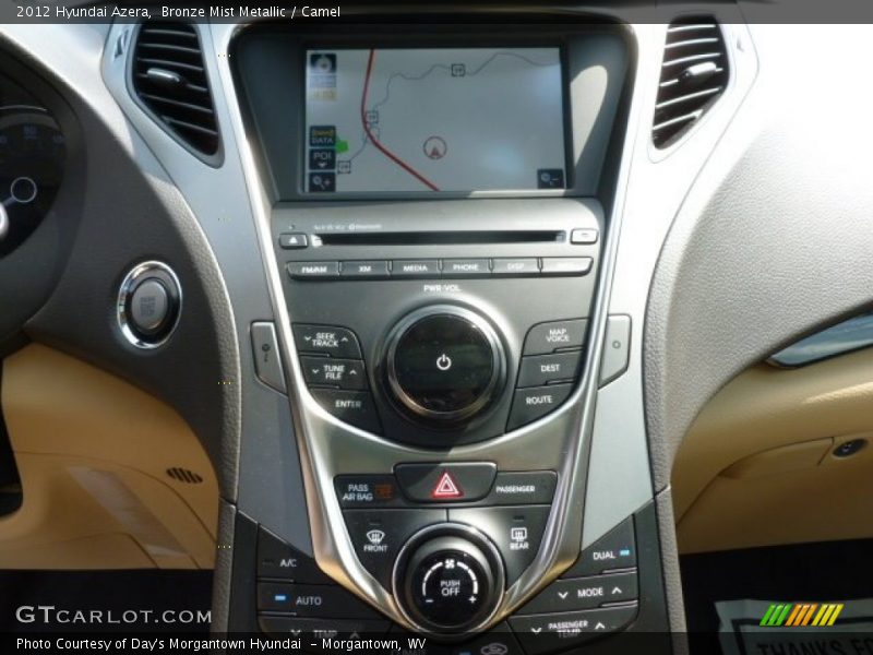 Controls of 2012 Azera 