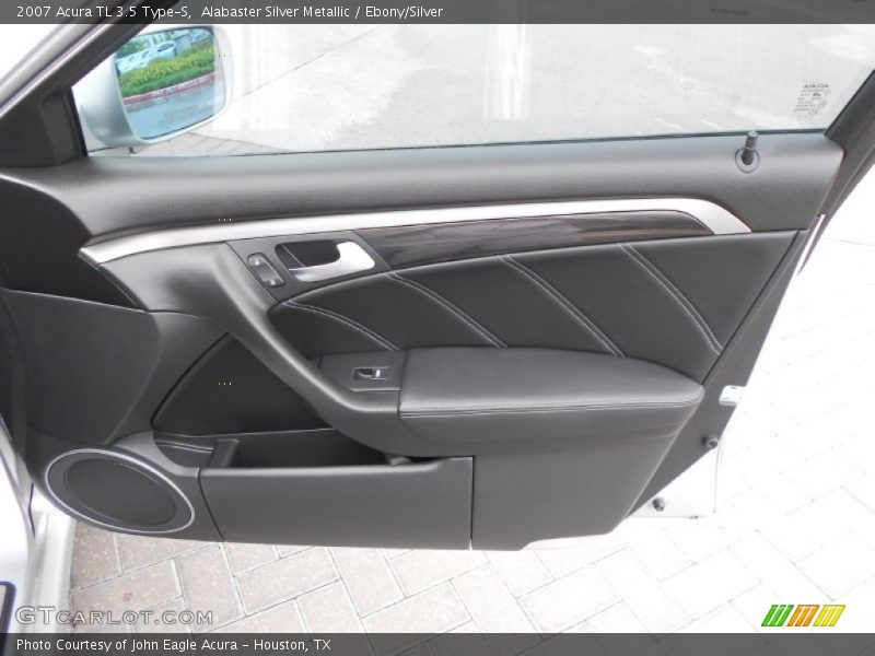 Alabaster Silver Metallic / Ebony/Silver 2007 Acura TL 3.5 Type-S