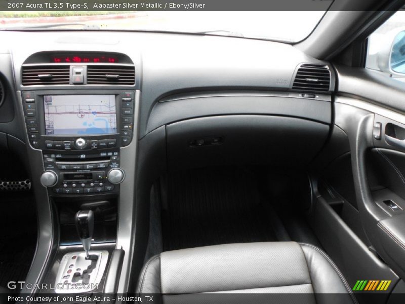 Alabaster Silver Metallic / Ebony/Silver 2007 Acura TL 3.5 Type-S