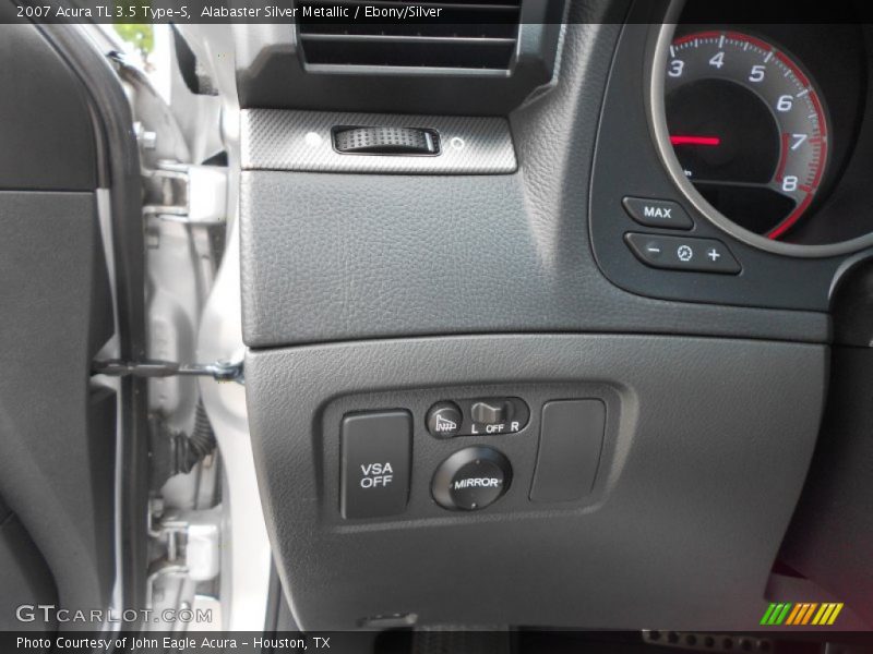 Alabaster Silver Metallic / Ebony/Silver 2007 Acura TL 3.5 Type-S