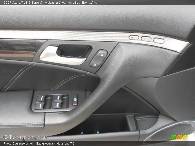 Alabaster Silver Metallic / Ebony/Silver 2007 Acura TL 3.5 Type-S