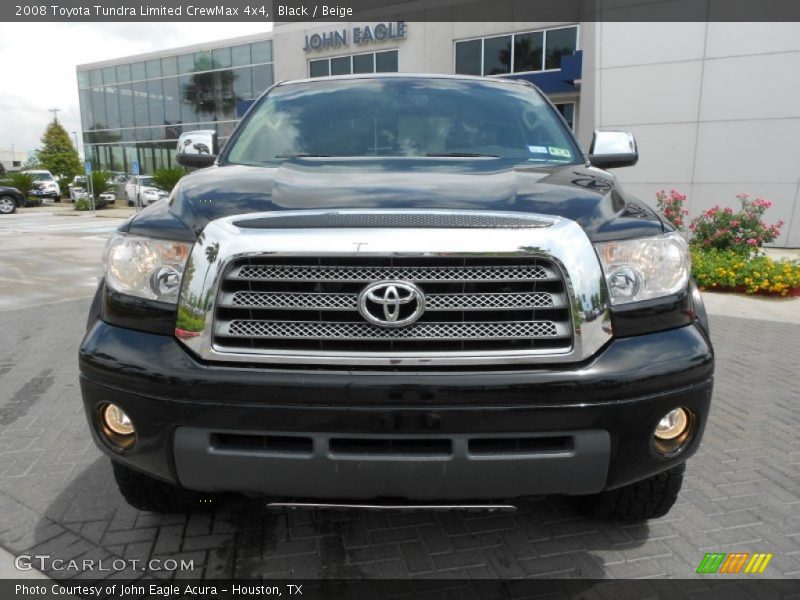 Black / Beige 2008 Toyota Tundra Limited CrewMax 4x4