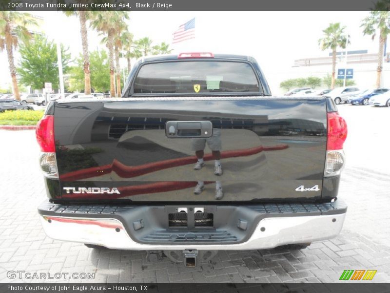 Black / Beige 2008 Toyota Tundra Limited CrewMax 4x4
