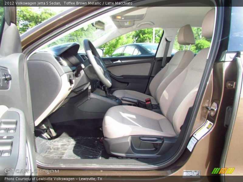 Toffee Brown Metallic / Latte Macchiato 2012 Volkswagen Jetta S Sedan
