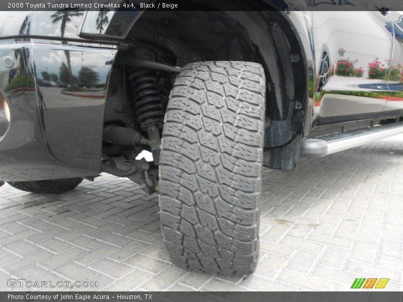 Black / Beige 2008 Toyota Tundra Limited CrewMax 4x4