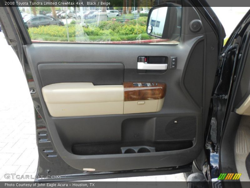 Black / Beige 2008 Toyota Tundra Limited CrewMax 4x4