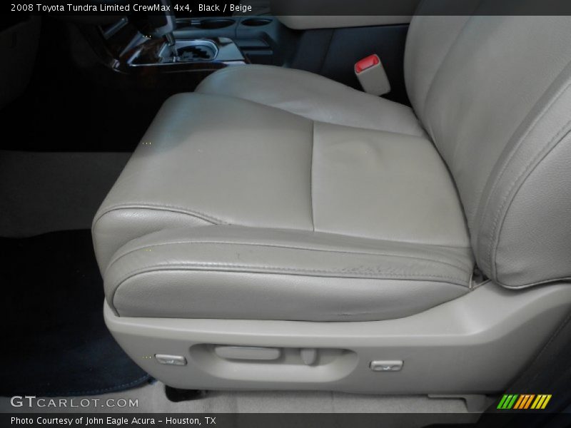 Black / Beige 2008 Toyota Tundra Limited CrewMax 4x4
