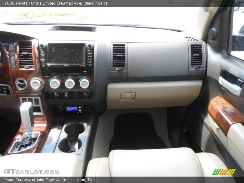 Black / Beige 2008 Toyota Tundra Limited CrewMax 4x4