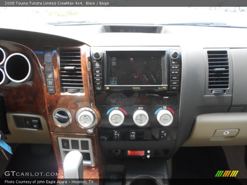 Black / Beige 2008 Toyota Tundra Limited CrewMax 4x4