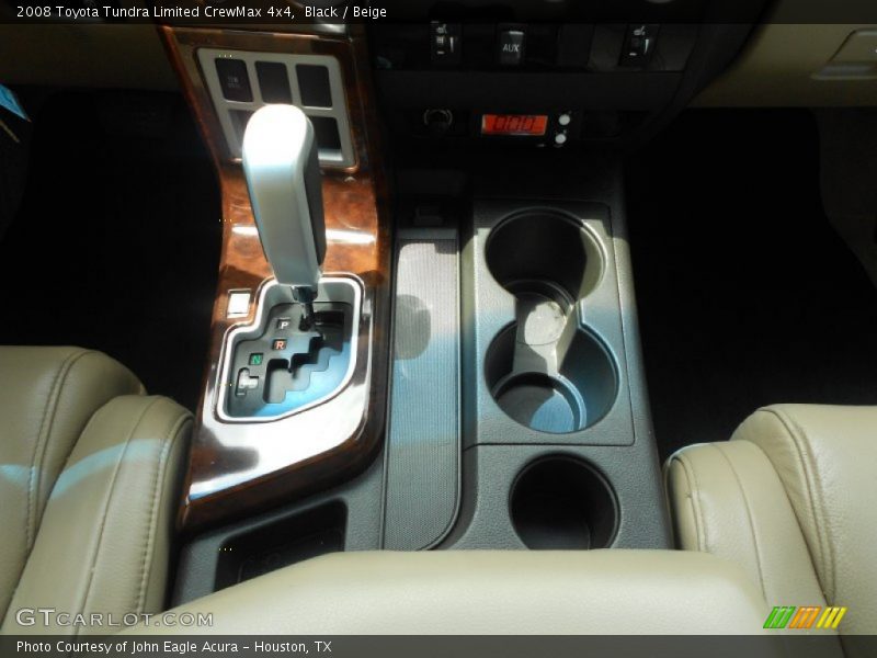 Black / Beige 2008 Toyota Tundra Limited CrewMax 4x4