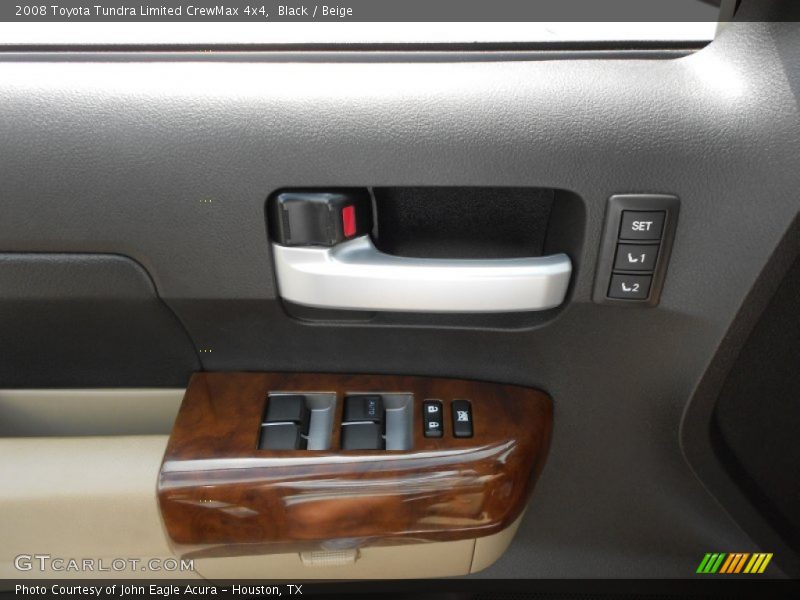 Black / Beige 2008 Toyota Tundra Limited CrewMax 4x4