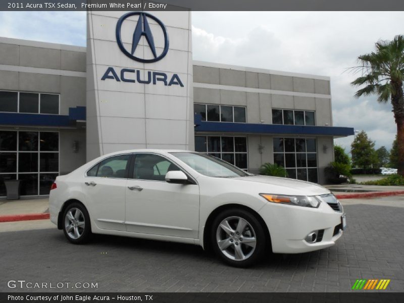 Premium White Pearl / Ebony 2011 Acura TSX Sedan