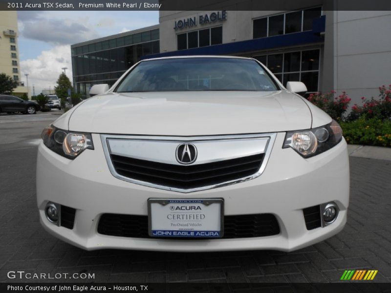 Premium White Pearl / Ebony 2011 Acura TSX Sedan