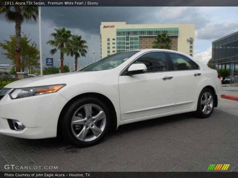 Premium White Pearl / Ebony 2011 Acura TSX Sedan