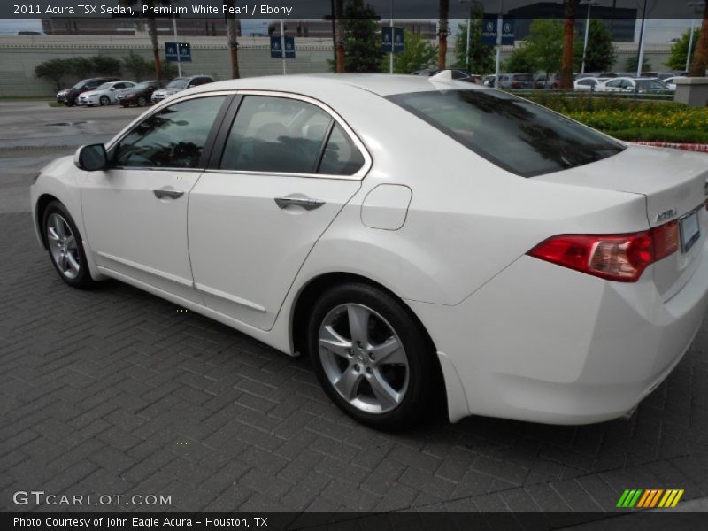 Premium White Pearl / Ebony 2011 Acura TSX Sedan