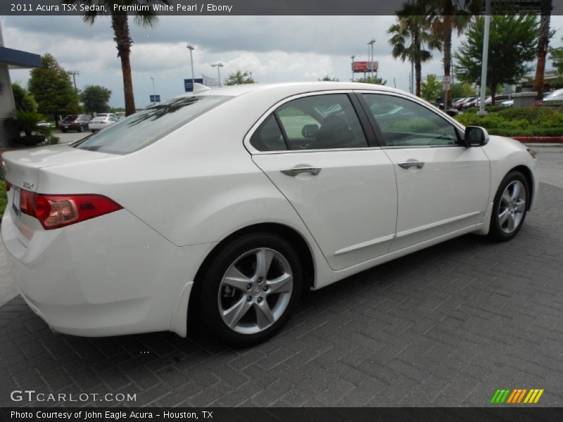 Premium White Pearl / Ebony 2011 Acura TSX Sedan