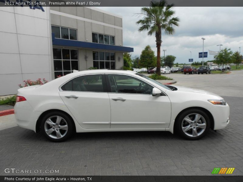 Premium White Pearl / Ebony 2011 Acura TSX Sedan