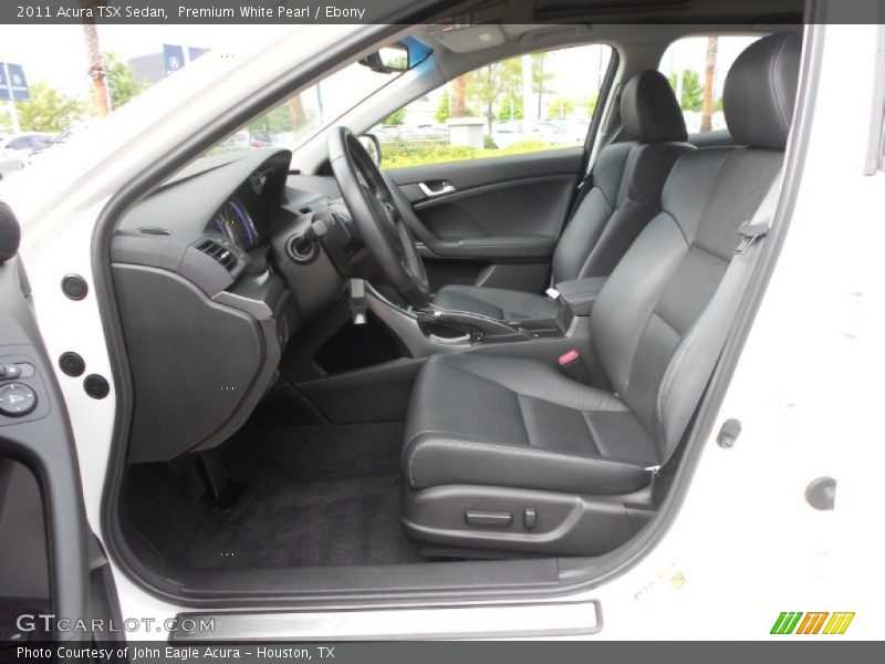 Premium White Pearl / Ebony 2011 Acura TSX Sedan