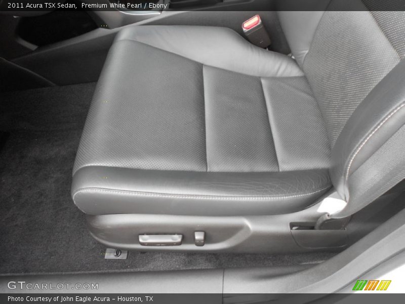 Premium White Pearl / Ebony 2011 Acura TSX Sedan