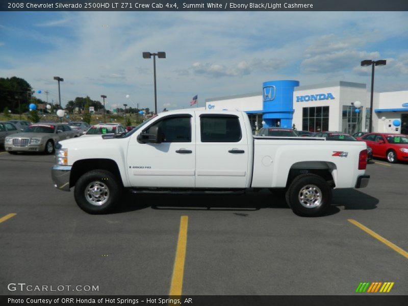 Summit White / Ebony Black/Light Cashmere 2008 Chevrolet Silverado 2500HD LT Z71 Crew Cab 4x4