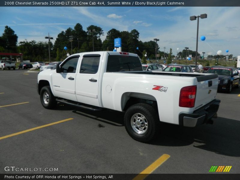 Summit White / Ebony Black/Light Cashmere 2008 Chevrolet Silverado 2500HD LT Z71 Crew Cab 4x4