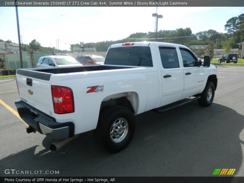 Summit White / Ebony Black/Light Cashmere 2008 Chevrolet Silverado 2500HD LT Z71 Crew Cab 4x4