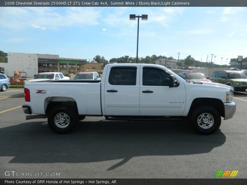 Summit White / Ebony Black/Light Cashmere 2008 Chevrolet Silverado 2500HD LT Z71 Crew Cab 4x4