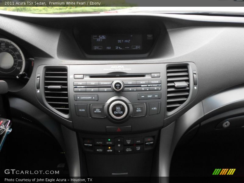 Premium White Pearl / Ebony 2011 Acura TSX Sedan