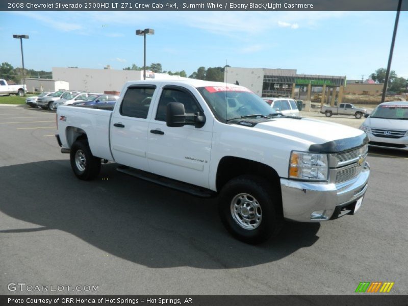 Summit White / Ebony Black/Light Cashmere 2008 Chevrolet Silverado 2500HD LT Z71 Crew Cab 4x4