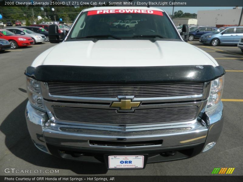 Summit White / Ebony Black/Light Cashmere 2008 Chevrolet Silverado 2500HD LT Z71 Crew Cab 4x4