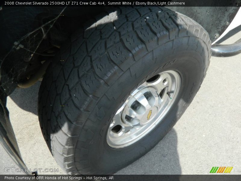 Summit White / Ebony Black/Light Cashmere 2008 Chevrolet Silverado 2500HD LT Z71 Crew Cab 4x4