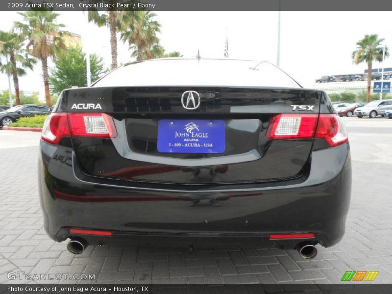 Crystal Black Pearl / Ebony 2009 Acura TSX Sedan