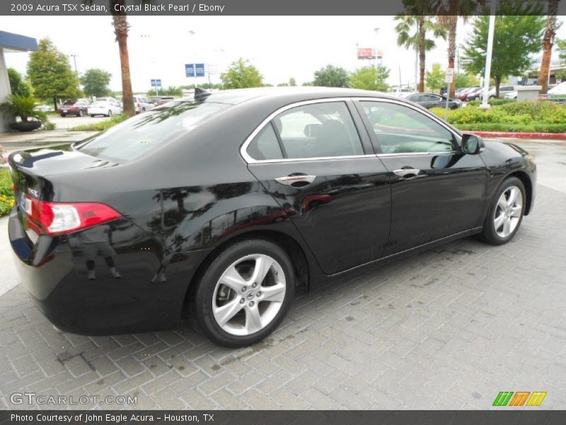 Crystal Black Pearl / Ebony 2009 Acura TSX Sedan