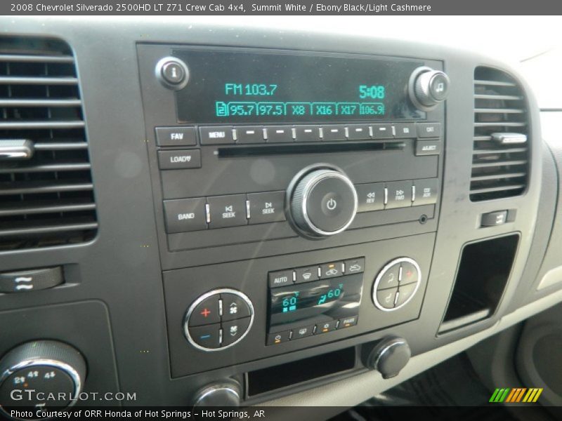 Summit White / Ebony Black/Light Cashmere 2008 Chevrolet Silverado 2500HD LT Z71 Crew Cab 4x4
