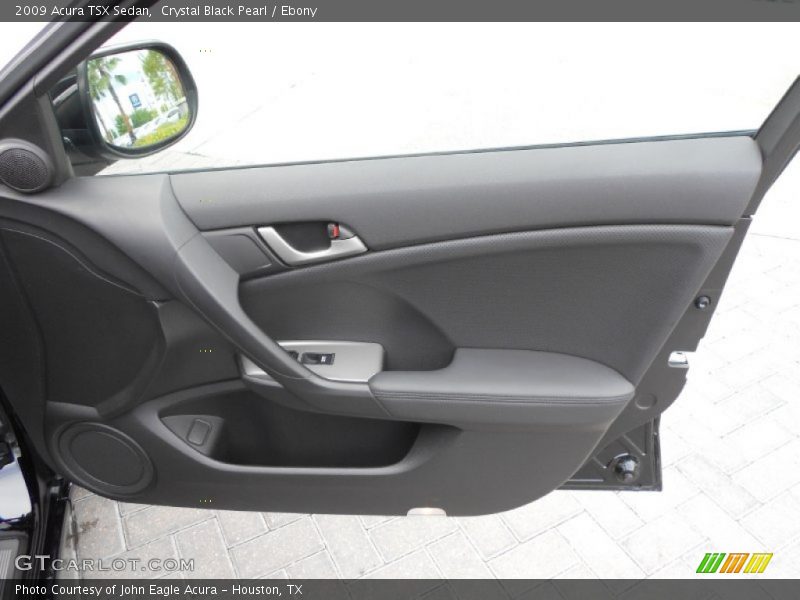 Crystal Black Pearl / Ebony 2009 Acura TSX Sedan