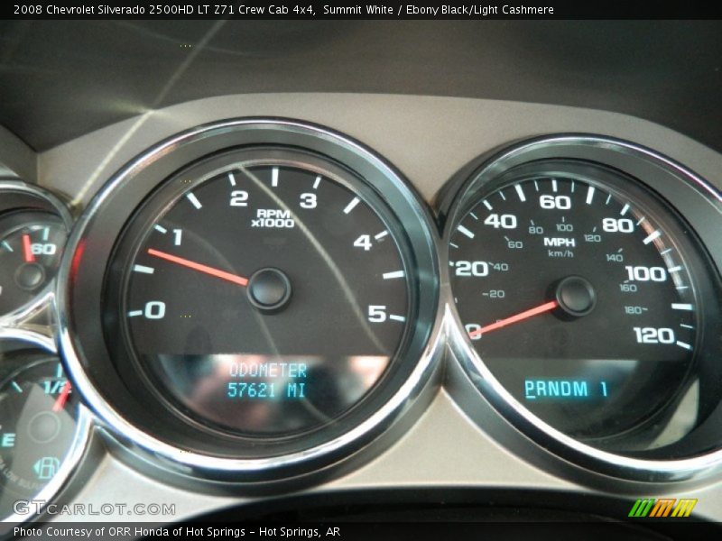 Summit White / Ebony Black/Light Cashmere 2008 Chevrolet Silverado 2500HD LT Z71 Crew Cab 4x4