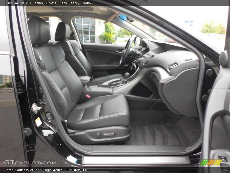 Crystal Black Pearl / Ebony 2009 Acura TSX Sedan
