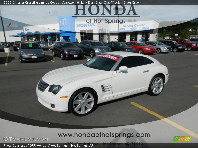 Alabaster White / Dark Slate Gray/Medium Slate Gray 2006 Chrysler Crossfire Limited Coupe