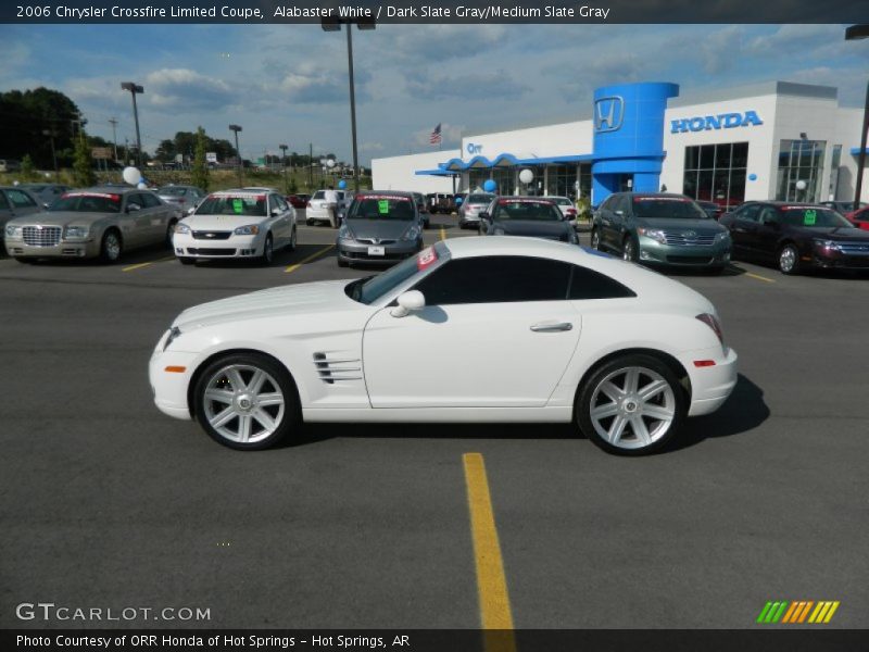 Alabaster White / Dark Slate Gray/Medium Slate Gray 2006 Chrysler Crossfire Limited Coupe