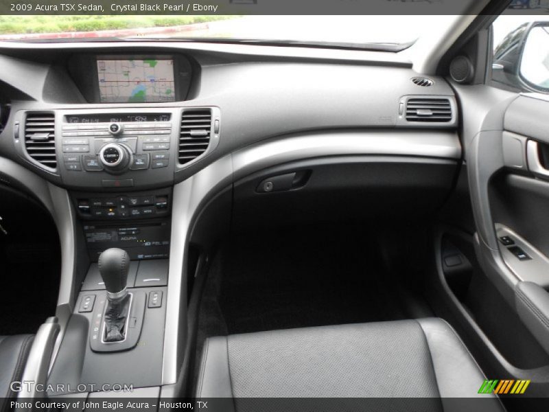 Crystal Black Pearl / Ebony 2009 Acura TSX Sedan