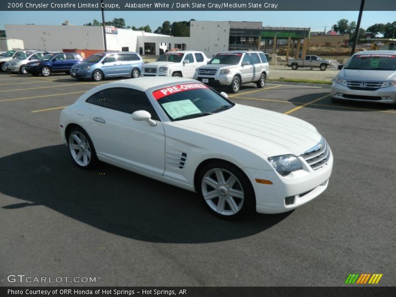 Alabaster White / Dark Slate Gray/Medium Slate Gray 2006 Chrysler Crossfire Limited Coupe