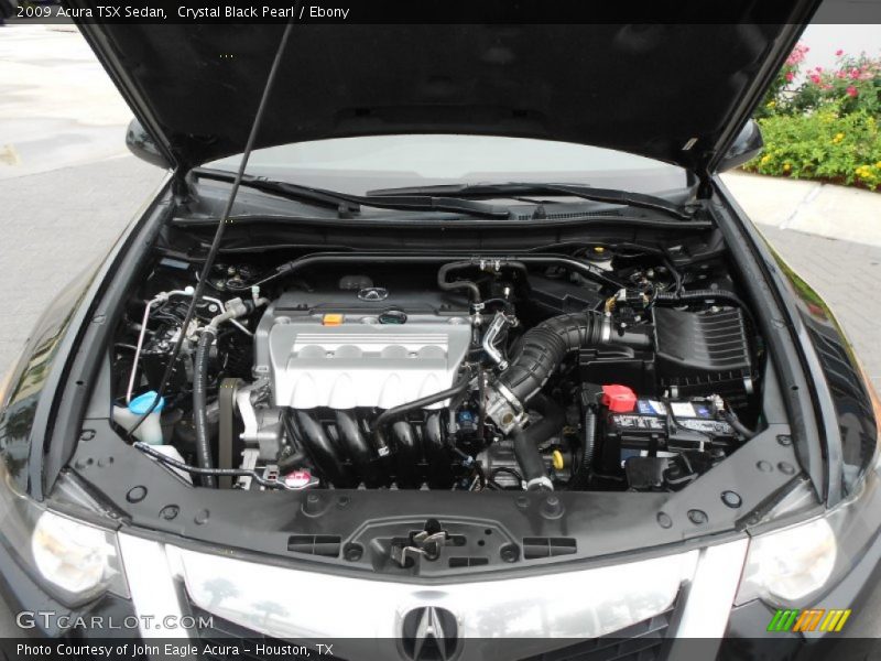 Crystal Black Pearl / Ebony 2009 Acura TSX Sedan