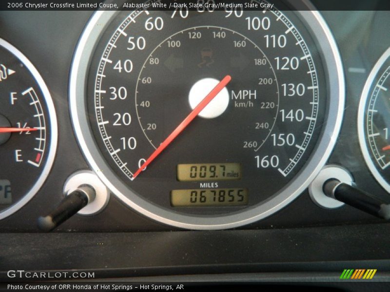 Alabaster White / Dark Slate Gray/Medium Slate Gray 2006 Chrysler Crossfire Limited Coupe