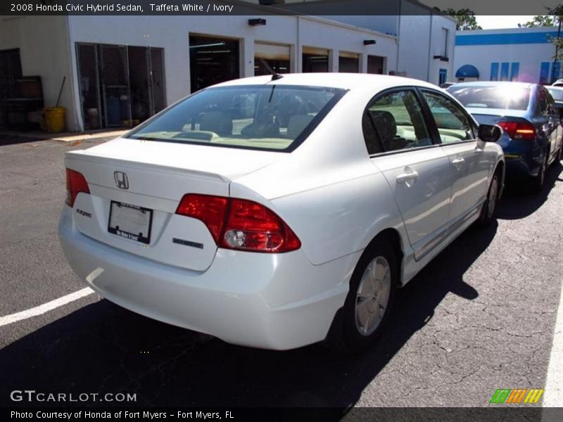 Taffeta White / Ivory 2008 Honda Civic Hybrid Sedan