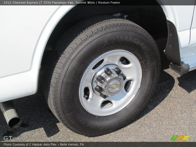 Summit White / Medium Pewter 2012 Chevrolet Express LT 3500 Passenger Van